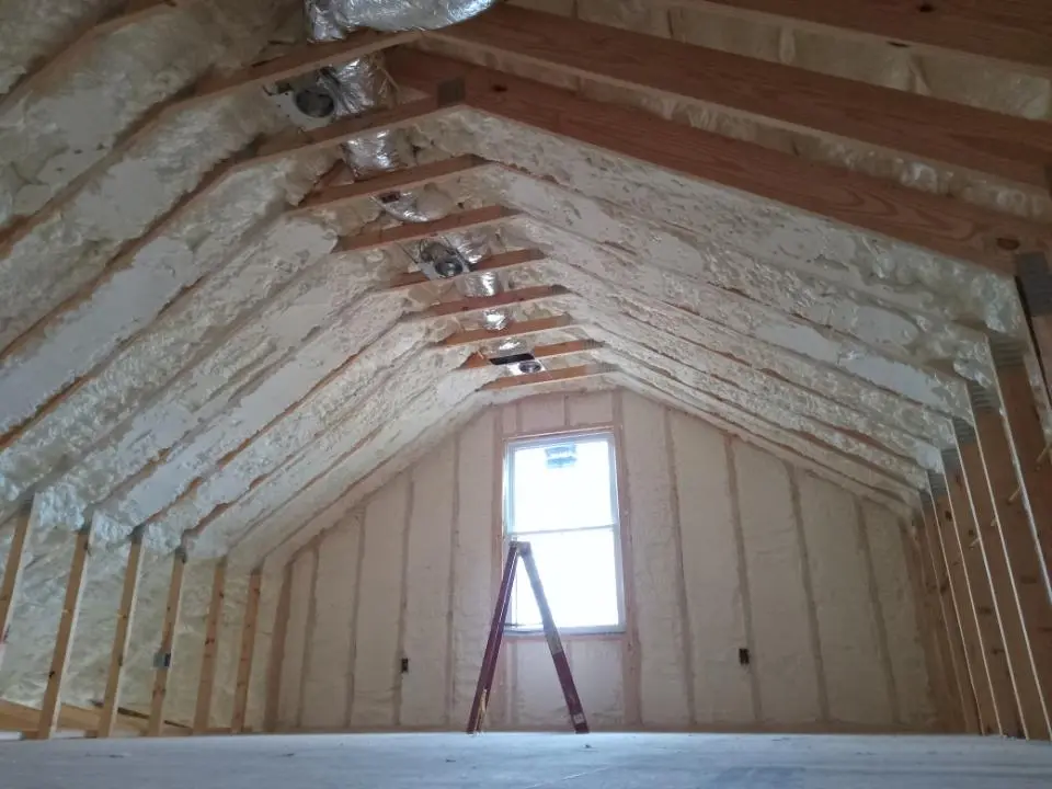Spray foam roofing application for Crawl Space Insulation project in Harahan